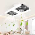 thumbnail image 5 of Rewenti -Fan Led Ceiling Fan Light with E27 Base Remote Control Adjustable Angle Quiet Ceiling Lamp for Home, 5 of 5