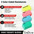thumbnail image 7 of CanDo Hand Therapy Blocks, Green (Firm), Pack of 3, 7 of 7