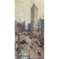 thumbnail image 2 of Colin Campbell Cooper 14x24 Gold Ornate Framed and Double Matted Museum Art Print Titled - Flat Iron Building (1904), 2 of 4