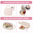 thumbnail image 7 of DAKIMOE School Backpack 3 Sets Corduroy Backpack for Teen Laptop Backpack for Women Middle High School Bookbag Travel Daypack, 7 of 7