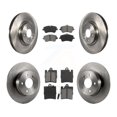thumbnail image 1 of Transit Auto Front Rear Disc Brake Rotors and Semi-Metallic Pads Kit for Car 2004 Mercedes-Benz C320 Wagon Coupe with RWD with Sport Package K8S-101350, 1 of 11