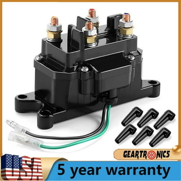 Chazcool Winch Solenoid Relay, 12V ATV UTV Winch Contactor
