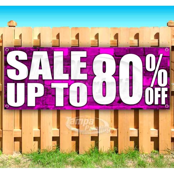 Sale Up To 80% Off 13 oz Vinyl Banner With Metal Grommets