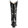 thumbnail image 3 of Ferwind Women's Embroidery Western Cowgirl Boots Female Adult Black 12, 3 of 8