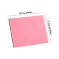 thumbnail image 3 of Sticky Notes 4x3 Inches 100 Sheets Colorful Adhesive Memo Pads Removable Notepads Office home Stationery Supplies Self-Stick Notes, 3 of 5