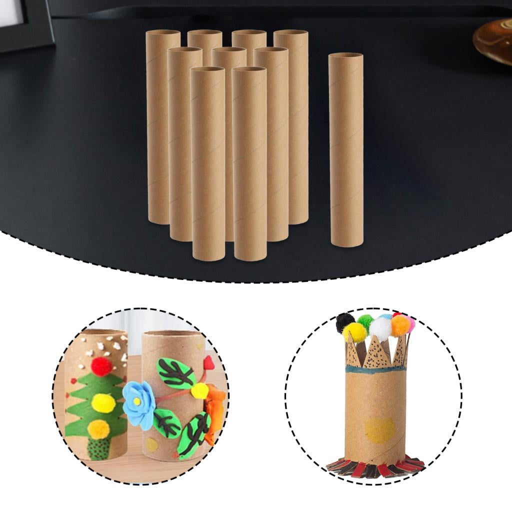 12 Pcs Cardboard Tubes Paper Towel Tubes Craft Rolls Durable Kraft Paper for School Art and Group Projects