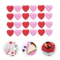thumbnail image 4 of 200 hojas de tapetes de papel con forma de corazón con encaje de comida, decoraciones románticas para pasteles, 4 of 6