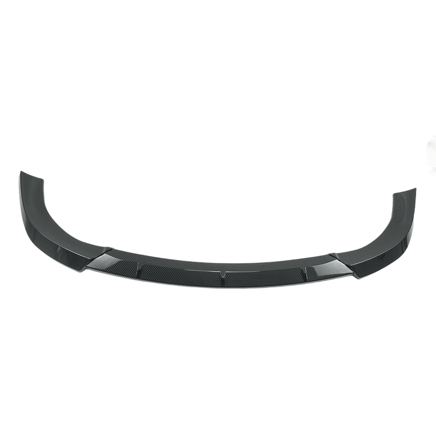 Carbon Fiber Look Front Bumper Lip & Side Skirt Kit For Jeep Grand Cherokee SRT - 14pc Glossy ABS