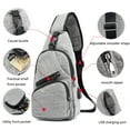 thumbnail image 2 of GASTROPOD Men Messenger Fashion Leisure Chest Bag Sports Trend Backpack Sling Bag Crossbody Shoulder Bag for Men and Women, 2 of 7