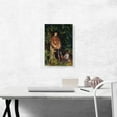 thumbnail image 2 of ARTCANVAS Alfred Berard And His Dog 1881 Canvas Art Print by Pierre-Auguste Renoir - Size: 18" x 12" (0.75" Deep), 2 of 9