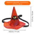 thumbnail image 2 of FONDOTIN 2pcs  Pet Costume Hat Stylish Pumpkin Bat Cats For Parties Festivals And Photos Random Color, 2 of 6