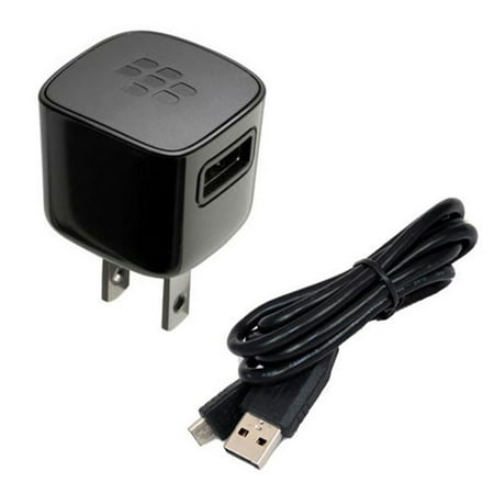 Blackberry Home Charger Adapter with Micro USB Cable - (Best Blackberry For Business)