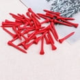 thumbnail image 3 of KALLORY 100PCS Set Red Round Wood Golf Tees for Golfers Practice, 3 of 8