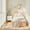 Pink, variant on Ovios Full Bed with Mattress, Modern Plush Corduroy Cloud Bed, All-in-One Bedroom Furniture Set, No Assembly Required, Gray