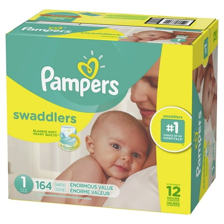 pampers diapers swaddlers walmart packs total gift card newborn count enormous