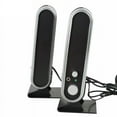 thumbnail image 6 of 2 Pcs USB Power Computer Speakers Stereo 3.5mm with Ear Jack for Desktop PC Laptop, 6 of 8