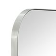 thumbnail image 5 of TEHOME Brushed Nickel Bathroom Mirror, 22x30 inches, Metal framedd Pivoting Rectangle, 5 of 7