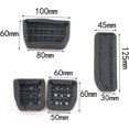thumbnail image 4 of Cubierta de Pedal, para Land Rover Freelander 2 LR2 2008 - 2014, AT MT Acelerador de Combustible de freno Pedal de pie de la cubierta Parte, 4 of 4