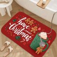 thumbnail image 3 of 1pc Have a Sweet Christmas Absorbent Non-Slip Bathroom Thickened Flannel Rug Decor,Soft,Quick Drying,Suitable For Indoor/outdoor Use,Bathrooms,Bedrooms,Kitchens,Terrace,Laundry Rooms,16"x24", 3 of 9