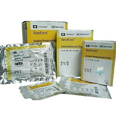 Xeroform Petrolatum Impregnated Dressing 4 Inch X 3 Yard Gauze Bismuth Tribromophenate / Petrolatum Sterile, 8884432000 - Box of 6