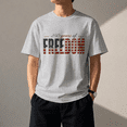 thumbnail image 2 of 250 Years of Freedom Patriotic USA Graphic T-Shirt for Men & Women, Vintage American Flag Independence Tee, 2 of 6