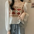 thumbnail image 6 of Womens Western Style Design Spring/Autumn Korean Fashion Long-sleeved Chiffon Shirt, 6 of 7