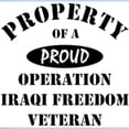 thumbnail image 2 of CafePress - Property Of Proud OIF Veteran Infant Bodysuit - Baby Light Bodysuit, Size Newborn - 24 Months, 2 of 4