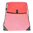 thumbnail image 4 of Mato & Hash Drawstring Cinch Bag Backpack With Mesh Pocket Polyester Tote Sack - 5PK Red CA2600, 4 of 4