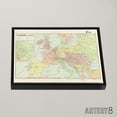 thumbnail image 2 of Peltier 1914 French Political Map of Europe Black Framed Canvas Art Print 12X16", 2 of 4