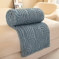 thumbnail image 4 of PATLOLLAV Blue King Size Blanket for Bed,Roman Column Pattern Milk Flannel Blanket,Ultra Soft Cozy Blankets for Women,Cute Large Fleece Blanket for Girls,39.37x59.06 inch, 4 of 5