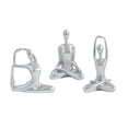 thumbnail image 6 of Tongina 3 Pieces Yoga Women Statue Nordic Yoga Figurine Resin Craft Sculpture Ornament for Living Room Indoor Cabinet Desk Decoration, 6 of 8