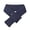 Navy Blue, variant on Heated Scarf Waterproof Fabric Fast Heating Electric Heated Scarf Rechargeable 3 Temp Settings Winter Scarf