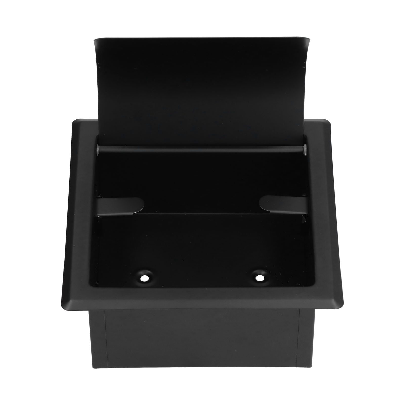 BIMZUC Embedded Toilet Paper Holder 304 Stainless Steel Roll Paper Rack for Home Bathroom Black 6.3x6.3x5.1 inches / 16x16x13 cm