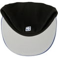 thumbnail image 5 of Men's New Era Black/Royal New York Knicks Official Team Color 2Tone 59FIFTY Fitted Hat, 5 of 6