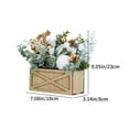thumbnail image 3 of Multicolor Simulated Bonsai Potted Plant Golden Decoration Christmas Small Box Desktop Decoration Small Ornament, 3 of 7