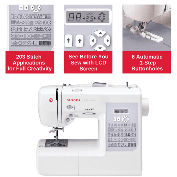 SINGER® Patchwork 7285Q Quilting Sewing Machine + Extension