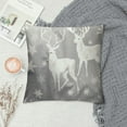 thumbnail image 2 of QZHH  Throw Pillow Covers, Pillowcase Decor for Couch Sofa Bedroom Car Living Room,Beautiful Christmas Gorgeous Deers and Snowflake, 2 of 5