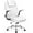 White, variant on CQAOE Ergonomic Office Desk Gaming Computer Chair Executive High Back Support Flip-up Arms Adjustable Height Swivel Rolling Wheels Comfy PU Leather for Home (Brown)