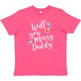 thumbnail image 3 of Inktastic will you marry daddy-ring white Youth T-Shirt, 3 of 5