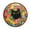 Black Cat Among Colorful Flowers, variant on 36.2 Inch Round Floor Mat A Large Group Of Dogs Carpet Decor Rug for Living Room Bedroom