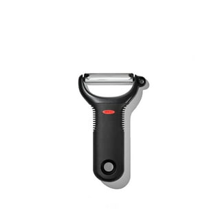 OXO 11244500 Good Grips 5 1/2 Y Vegetable Peeler with Wide Straight  Stainless Steel Blade