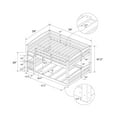 thumbnail image 3 of DHP Sierra Full-Over-Full Floor Bunk Bed, 3 of 9