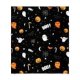 thumbnail image 2 of WWC Halloween Throw Blanket, 40x28 inch Cozy Plush Flannel Blanket, Soft Lightweight Halloween Decor Nap Blanket for Fall Sofa and Bedroom, 2 of 7