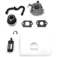 thumbnail image 2 of 2X Carburetor Intake Manifold Fuel Air Filter Line Hose Gasket for MS180 MS170 018 017 MS 180 170 Chainsaw Part, 2 of 6