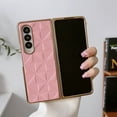 thumbnail image 1 of K-Lion for Samsung Galaxy Z Fold 4 Slim Case, Luxury Plating Frame Stylish Pattern Drop Protection Bumper Shockproof Anti-Scratch Ultra-Thin Case for Samsung Galaxy Z Fold4 7.6 inch,Pink, 1 of 5