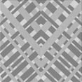 thumbnail image 1 of Ahgly Tapis d'Intérieur Lavable en Machine Carré Transitionnel Argent Platine Gris, 7 Pieds Carré, 1 of 7