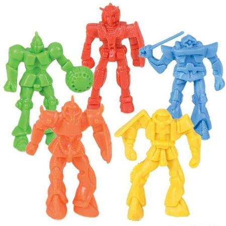 Plastic Robots - 144 Pack of Robot Assortment, Birthday Gift, Christmas Present, Party Favors, Party Prizes, Assorted Colors May