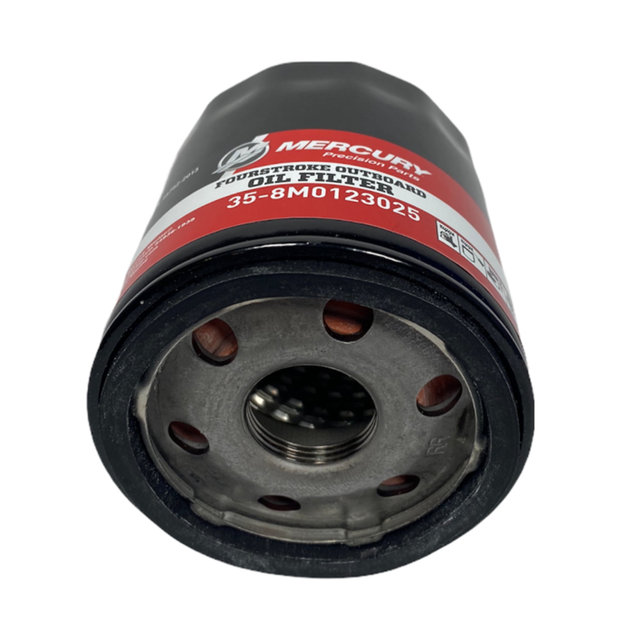 Mercury 8M0123025 Replacement Oil Filter for Select Mercury V6 and V8 FourStroke Outboards