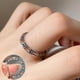 thumbnail image 5 of Anillo de Dedo Abierto Anillo Vintage Francés Anillo Femenino, 5 of 5