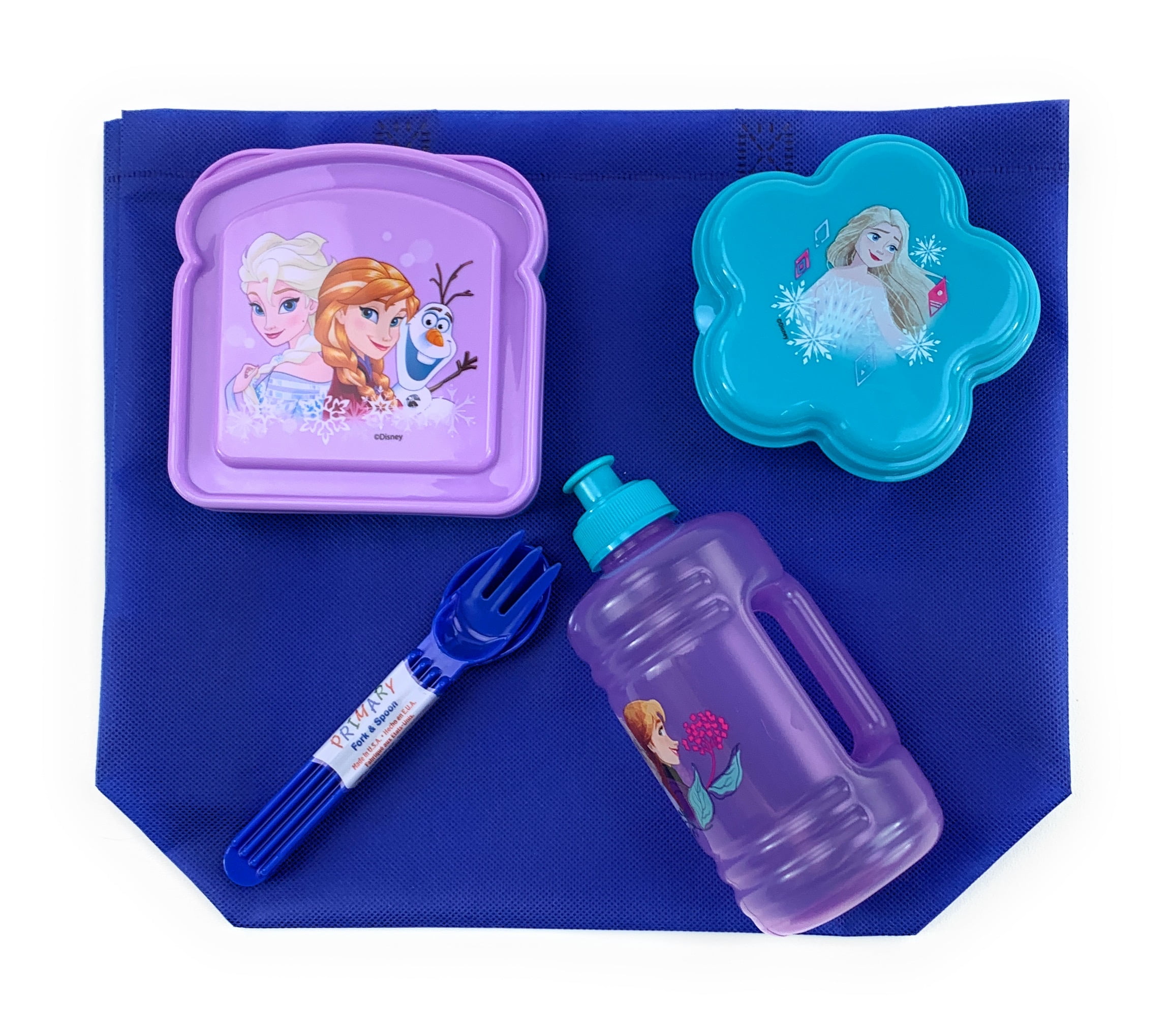Mackenzie Aqua Disney Frozen Lunch & Bento Bundle, Set of 2